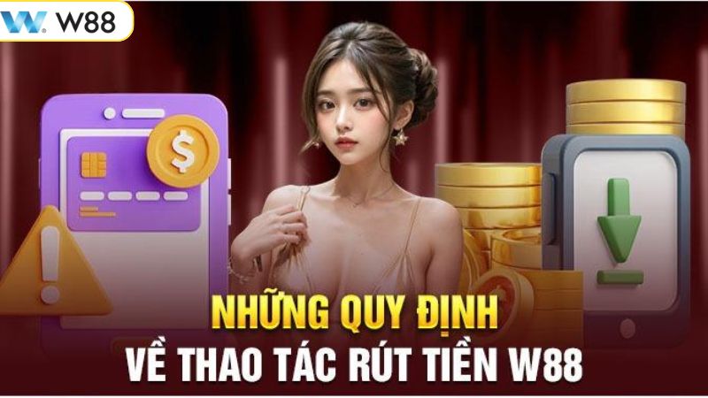 Rút Tiền W88 - Thao Tác Thực Hiện Nhanh Chóng Dành Cho Bạn 2 Các điều kiện khi thực hiện rút tiền tại nhà cái W88