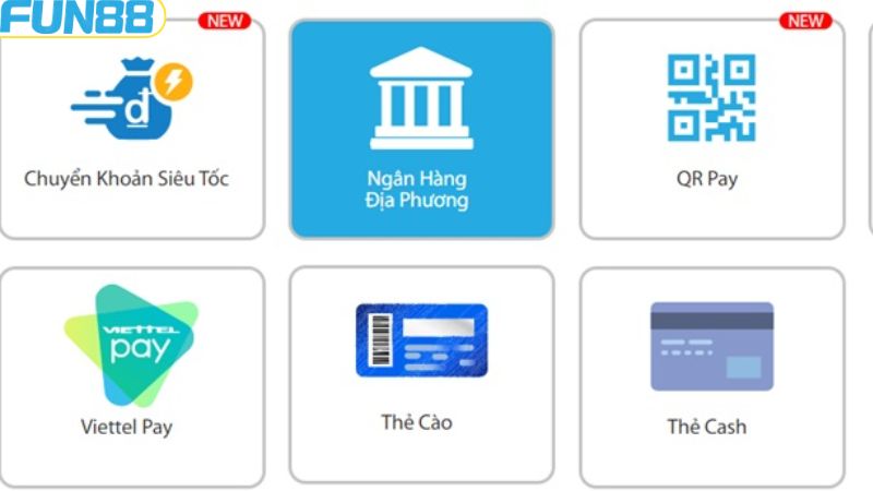 Gửi Tiền Fun88 - Thao Tác Nhanh Chóng Với Hiệu Quả Tối Ưu 2 Nạp tiền tại nền tảng với nhiều phương thức đa dạng