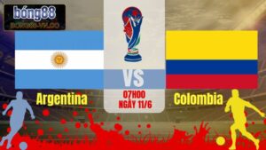 Argentina vs Colombia - Soi Kèo Vào 7h00 Ngày 11/6 Từ Bong88
